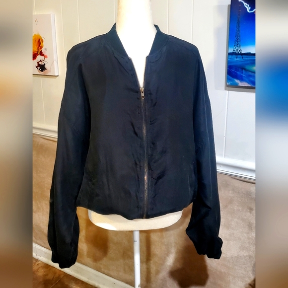 Protest Other - Protest Men's Vintage Silk‎ Jacket Black Large